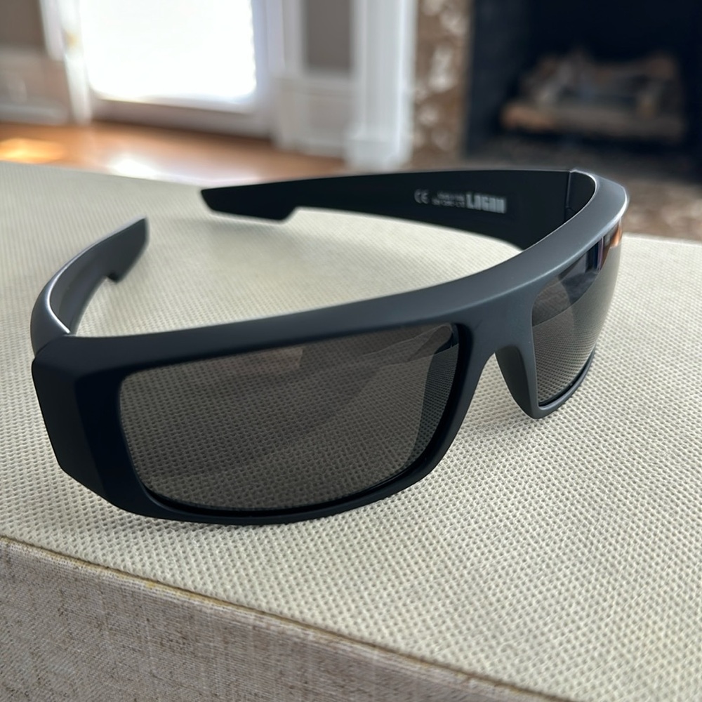 Spy Logan matte black men’s sunglasses